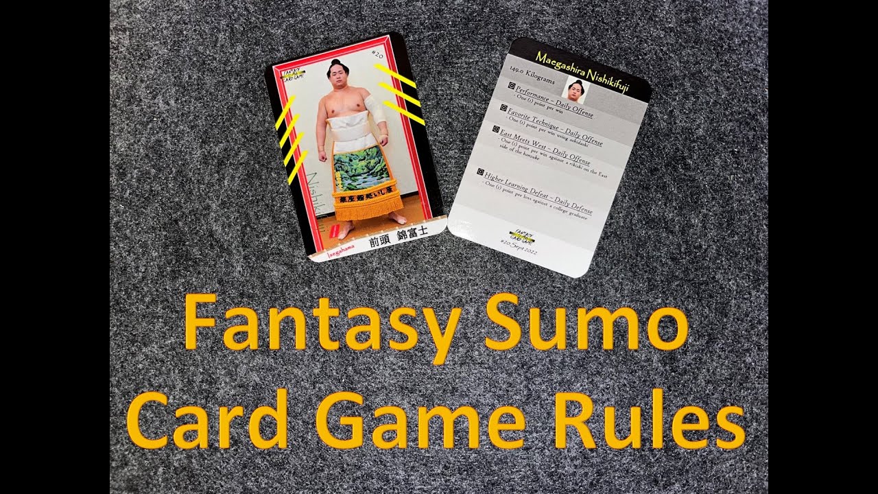 Fantasy Sumo Card Game Rules!