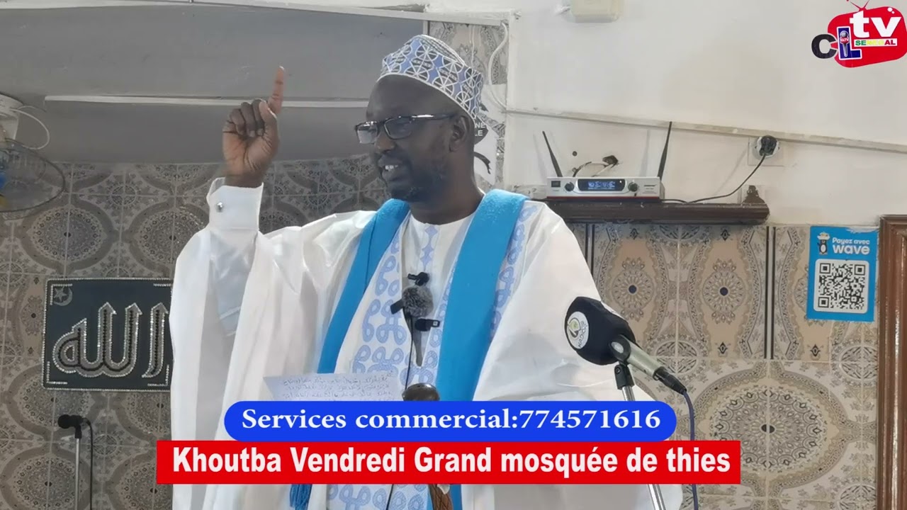 KHOUDBA IMAM ALIOU SALL IBN THIERNO ABDOUL SALL Vendredi 20 Février 2026 JUMMAH Grand Thiès / CLTV 