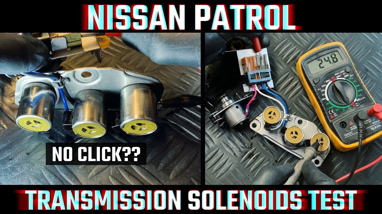 RE4R03A | RE4R01A NISSAN AUTOMATIC TRANSMISSION SOLENOID TEST | PATROL Y60 Y61 ZD30 4R03 4R01 | DIY