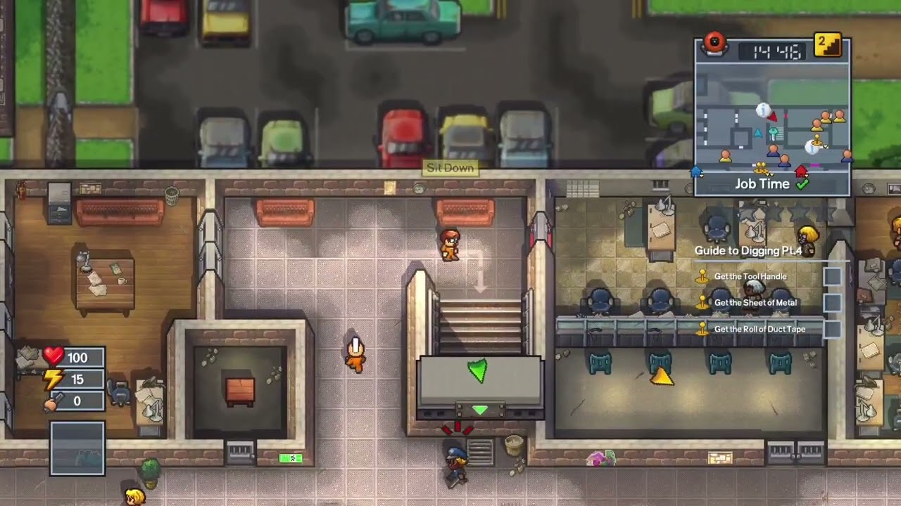 The Escapists 2 (Center Perks 2.0) Funny Moments With Marv: Episode 6