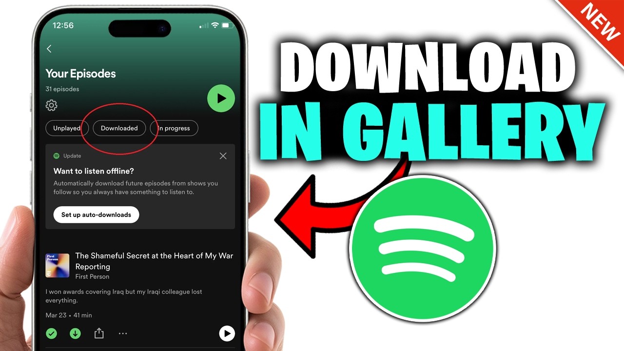 Spotify Tutorial : Download a Song From Spotify? (Save to My Gallery)