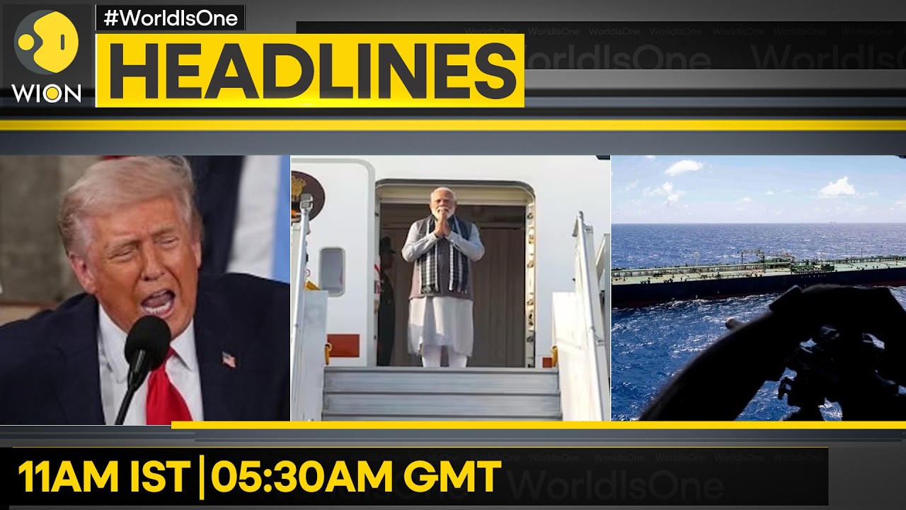 US Forces Board Third Tanker In Indian Ocean | PM Modi Departs For Israel | WION Headlines