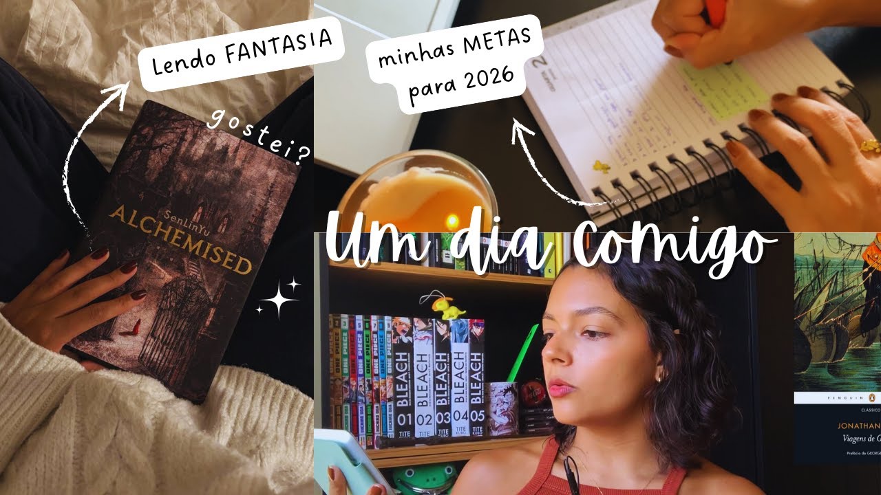 VLOG | Metas para 2026, leitura em dia e minha rotina de home office