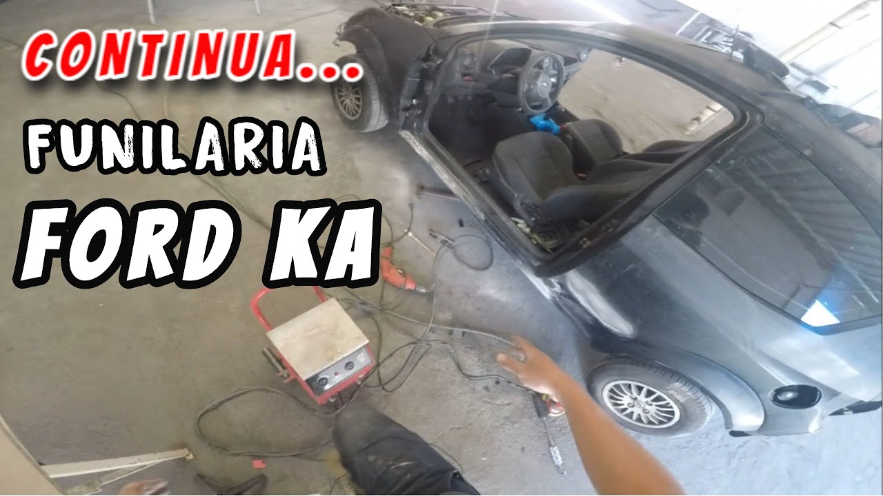 SAGA FORD KA | НАЧАЛО подготовки машины к покраске и нанесение шпаклевки в покраску ...