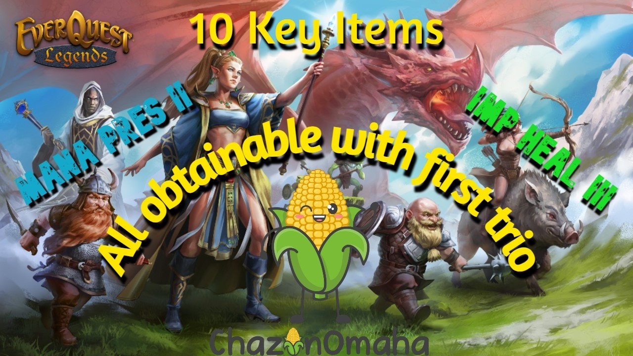 Everquest Legends | 10 Key Items your first trio can obtain