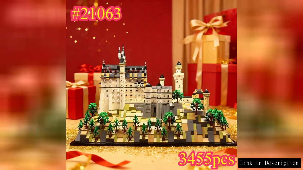 Classical Architecture 21063 Building Blocks Sets Compatible with Legoed Particles Suitable for Chri