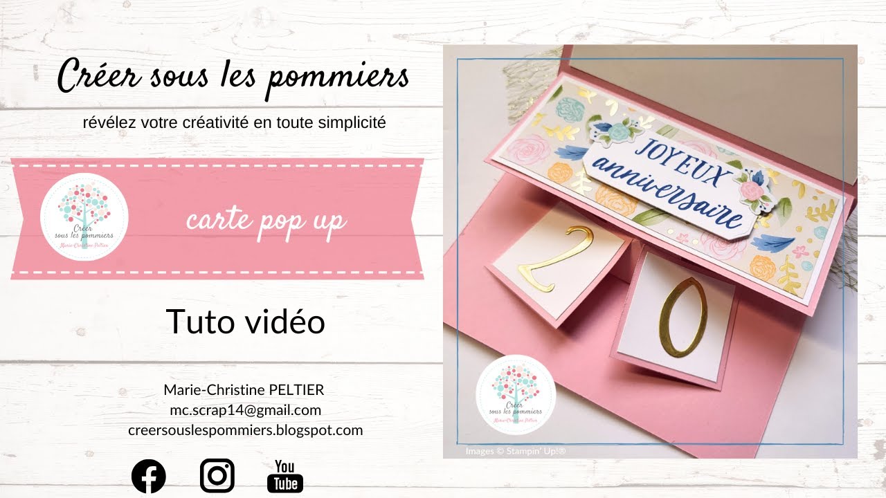 Carte pop up! - Spéciale anniversaire