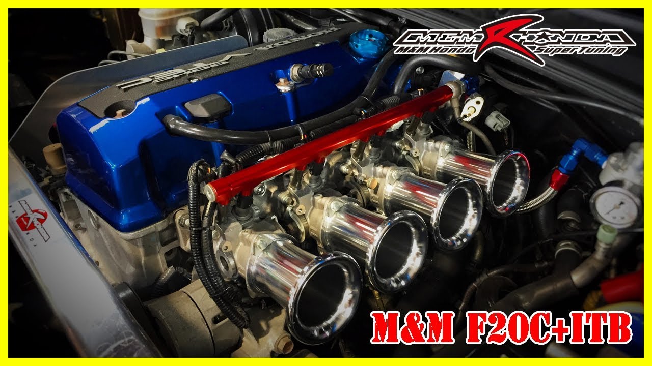 M&M F20C+ITB with multi-port injectors.