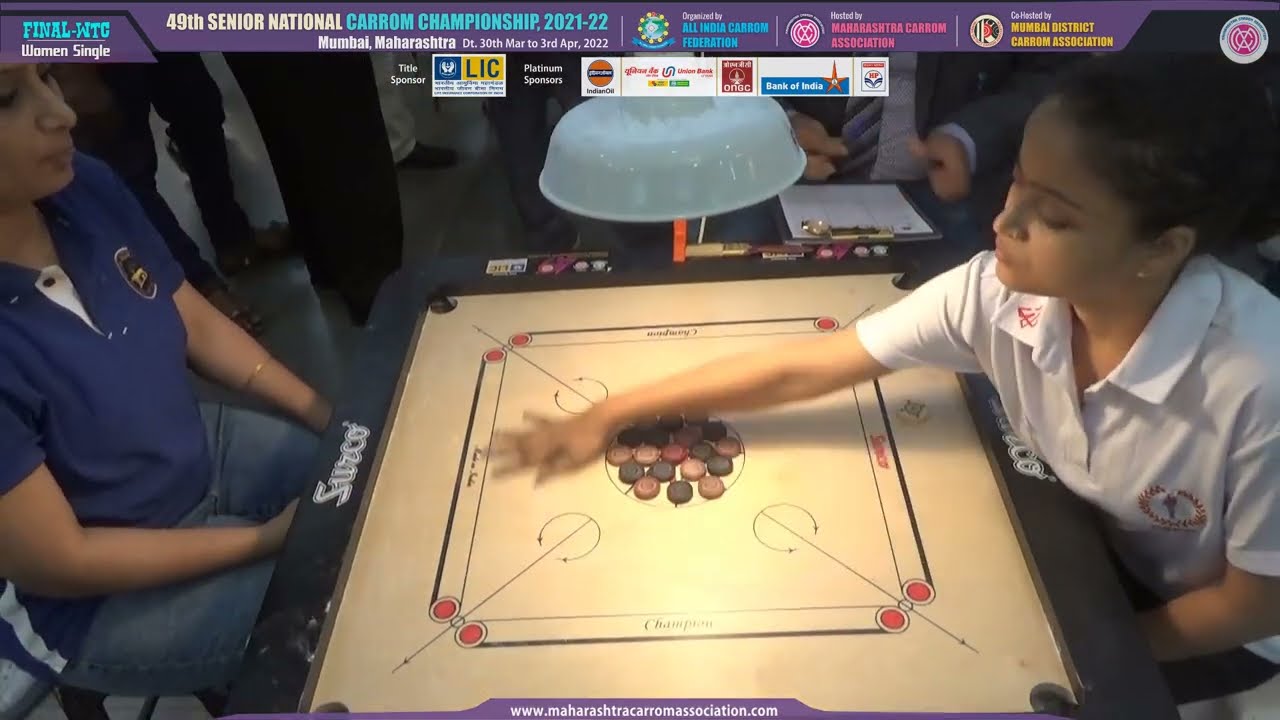CARROM | KAVITA SOMANCHI (RBI) VS KAJAL KUMARI (PSPB) | FINAL(WTC)