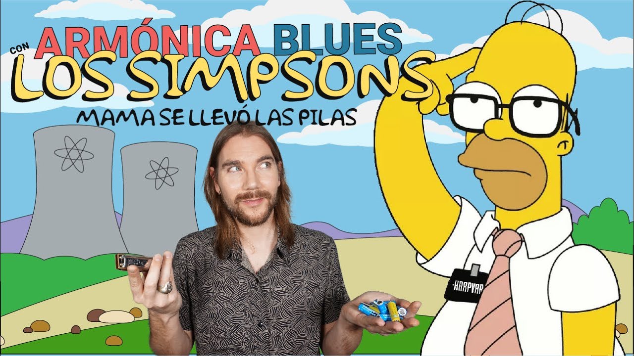 Los Simpsons y la ARMÓNICA BLUES | Mama se llevó las pilas | HARPVARD