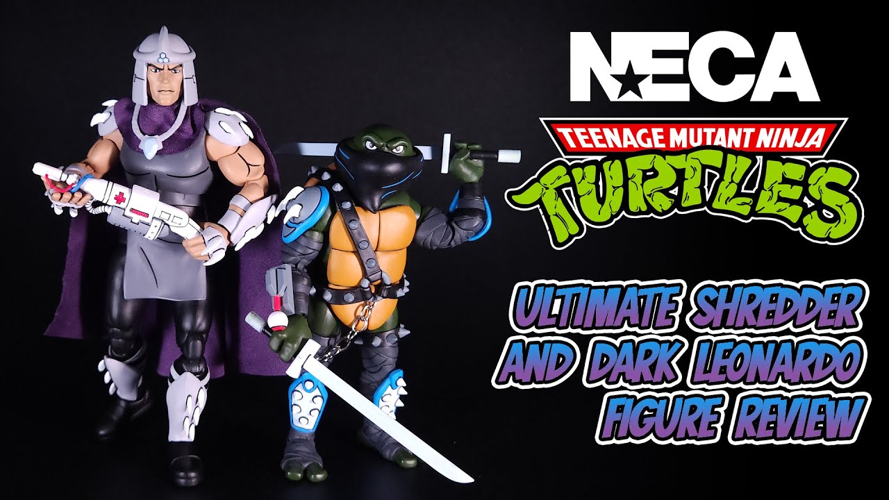 NECA TMNT Ultimate Shredder & Dark Leonardo Action Figure Review