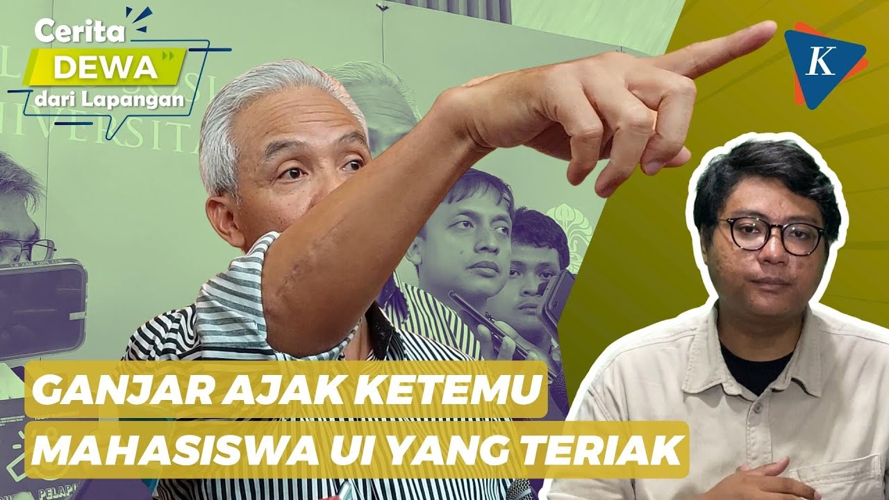 Emosi Ganjar Pranowo Diuji oleh Mahasiswa UI