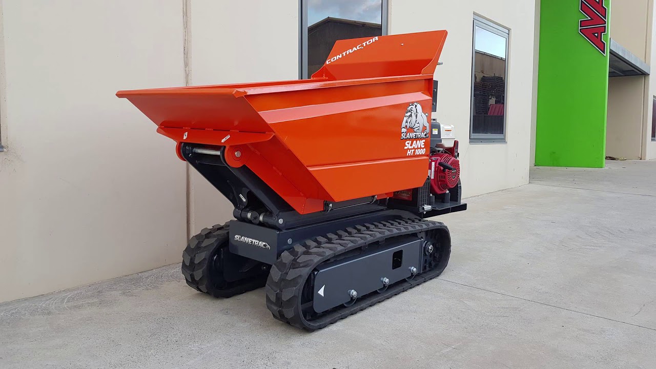 New Slanetrac HT1000 HiTip Dumper, 1 Tonne, only 750mm Wide Slideshow
