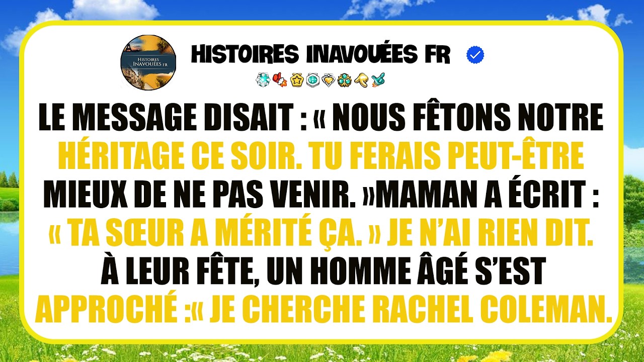 À La Fête D’héritage De Ma Sœur, On M’a Rejeté, Puis L’avocat De Grand-père M’a Retrouvé.