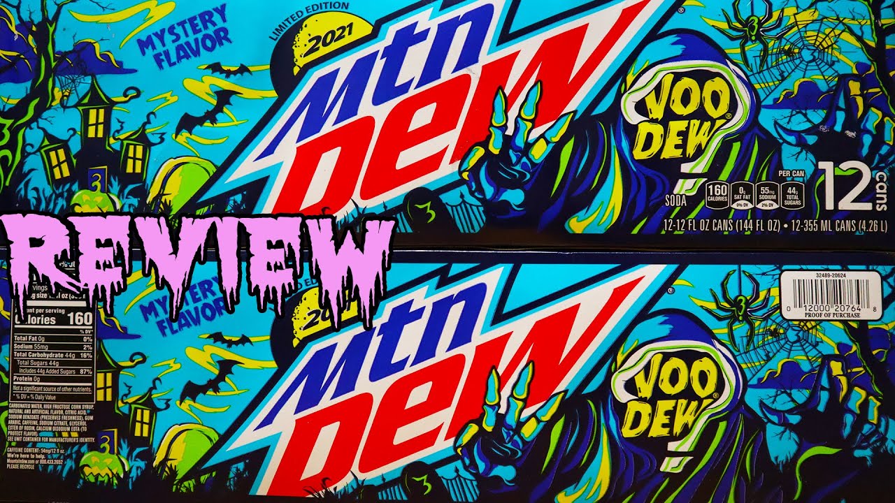 Обзор Mountain Dew Voodew 3! Загадочный вкус 2021 года