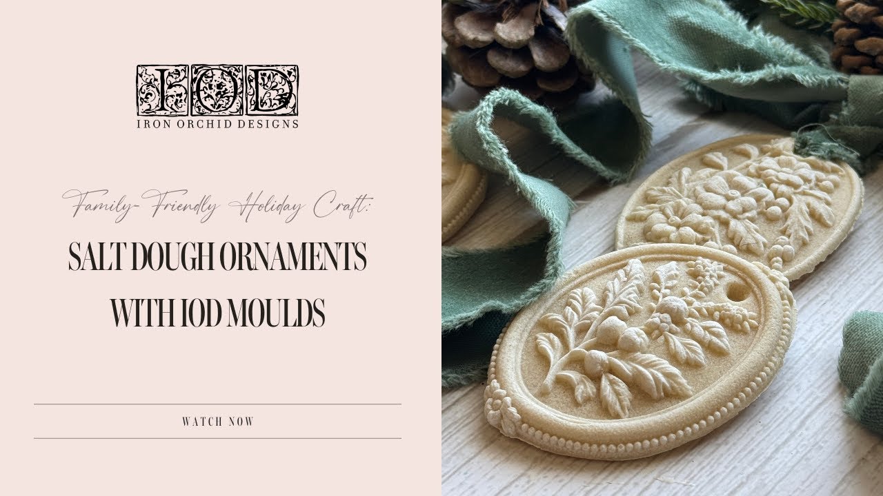 Family-Friendly Holiday Craft: Salt Dough Ornaments with IOD Moulds