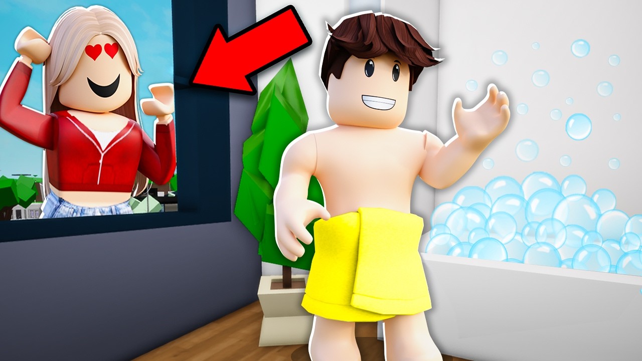 SZALONA FANKA PODGLĄDA MNIE CAŁY DZIEŃ w BROOKHAVEN RP! 😧 (Historyjka Roblox)