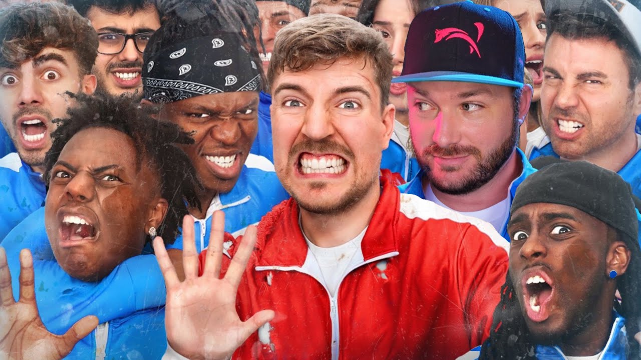 Я наблюдал, как 50 ютуберов боролись за 1 000 000 долларов от MrBeast