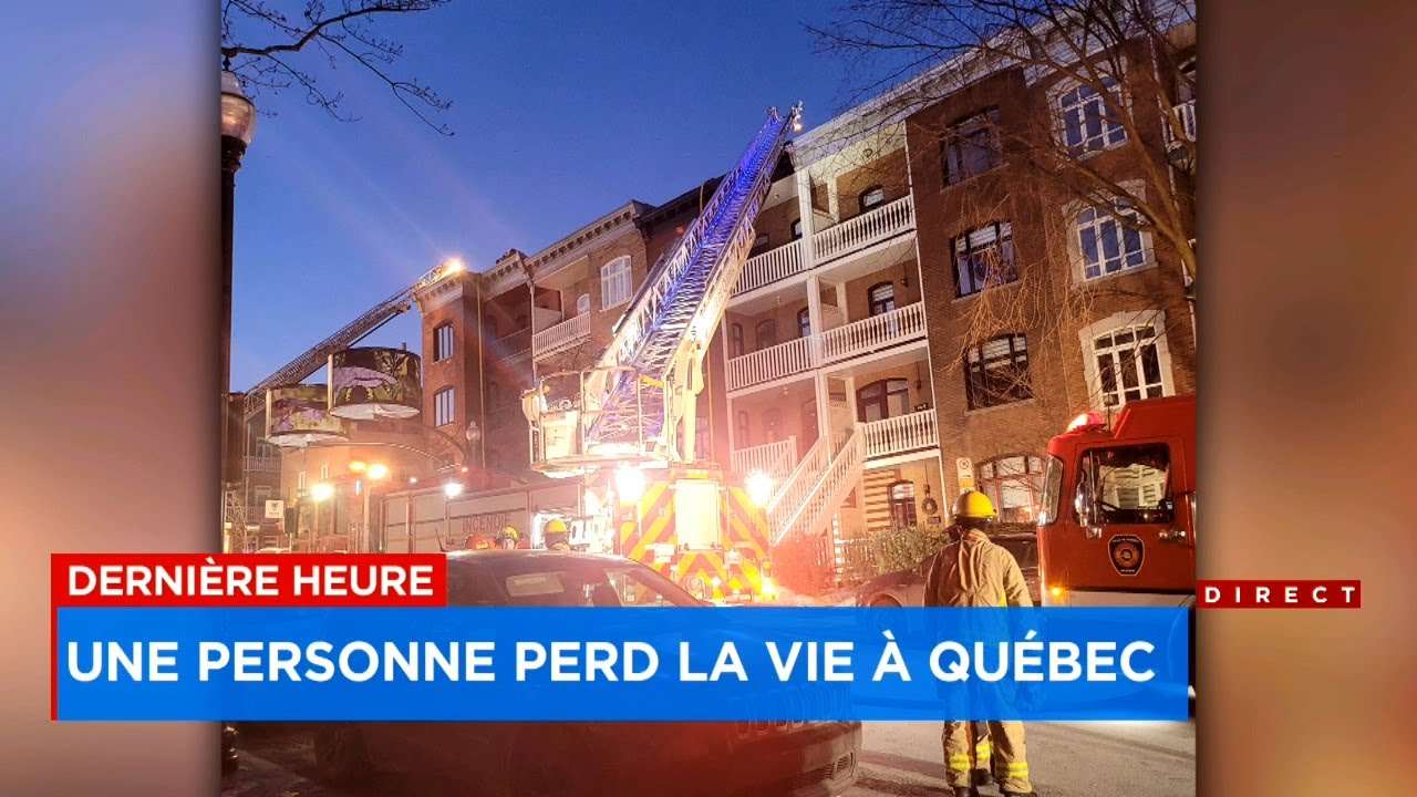 Québec: un important incendie survient à Saint-Jean-Baptiste - Explications 7h