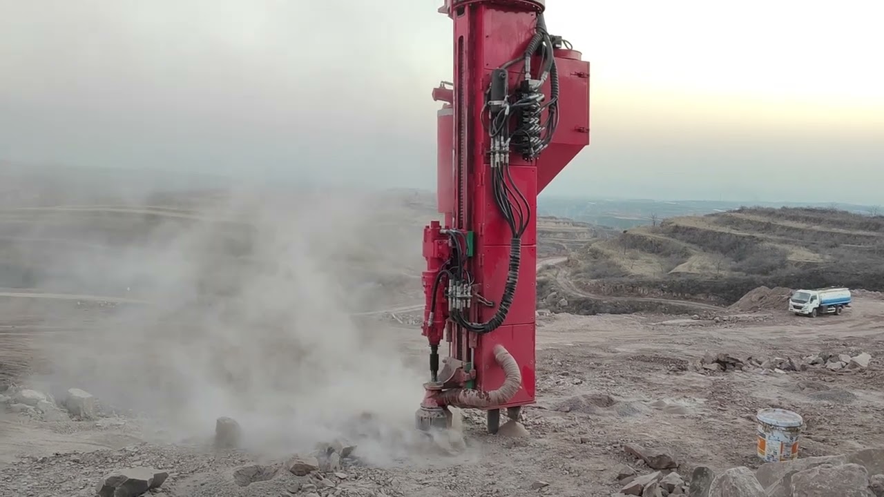 Hydraulic rock drill and splitter, Hard rock blast-free solution