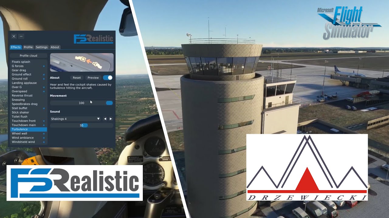 Świetny FS Realistic Pro, Rzeszów-Jasionka od Drzewiecki Design | #MSFS2020