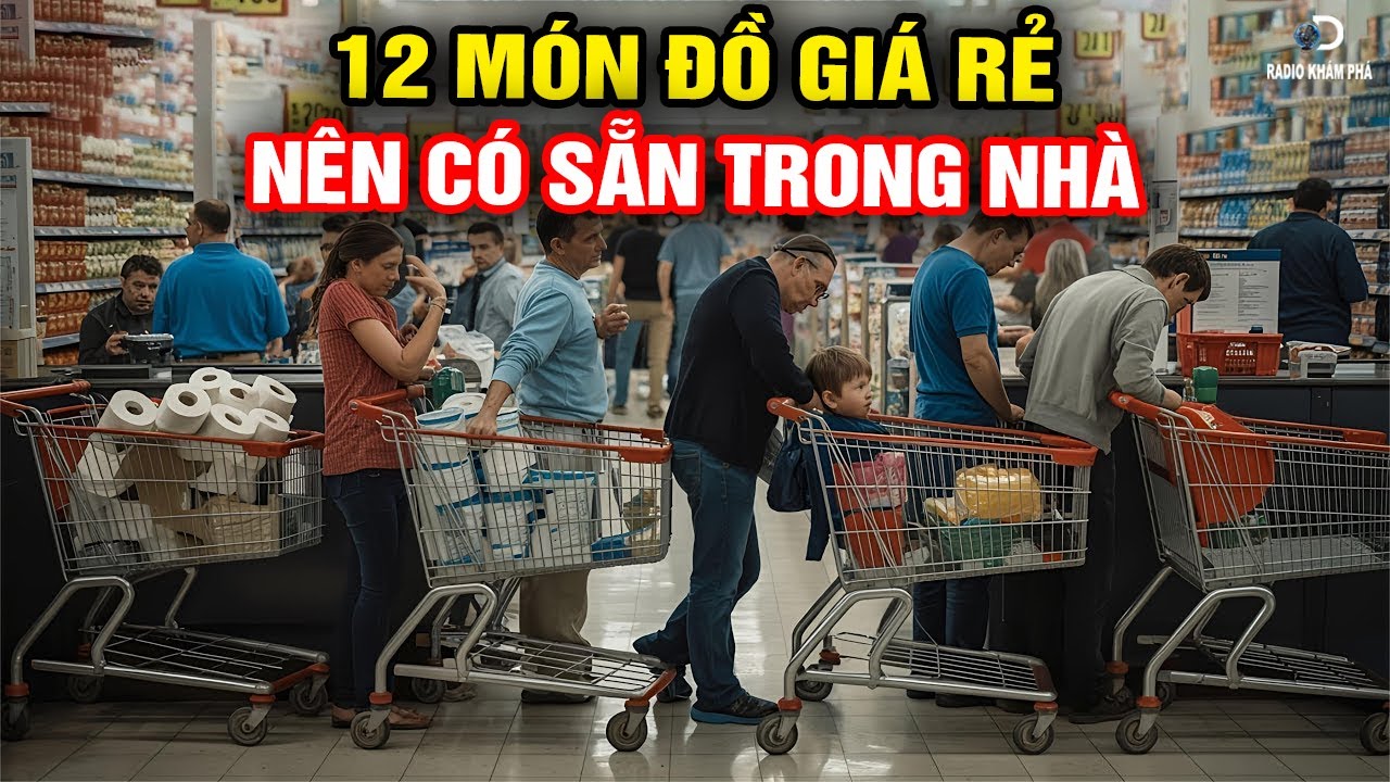 12 món đồ rẻ tiền bạn nên tích trữ NGAY – khi tiền mặt không còn giá trị
