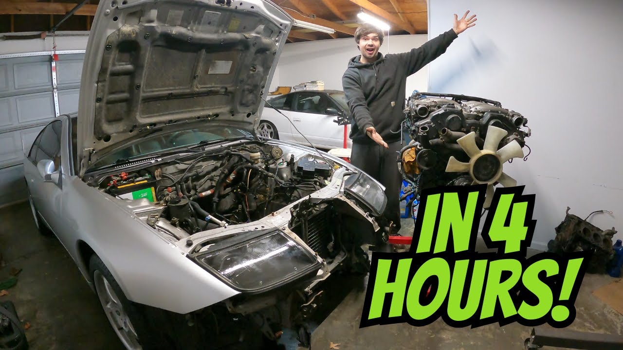 300zx Na-TT Conversion: Drivetrain Removal