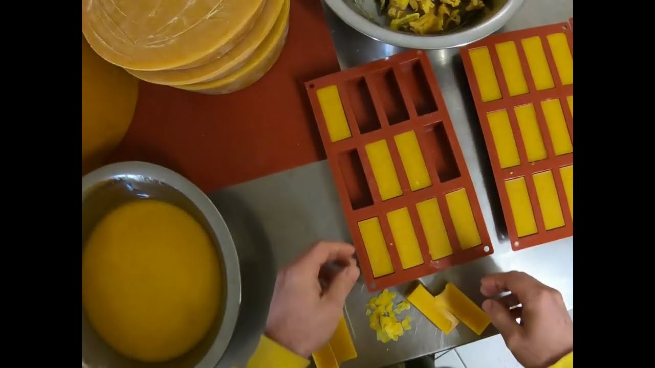 Wachsbarren (Kosmetikwachs) Herstellung mit Erklärung zum Bienenwachs