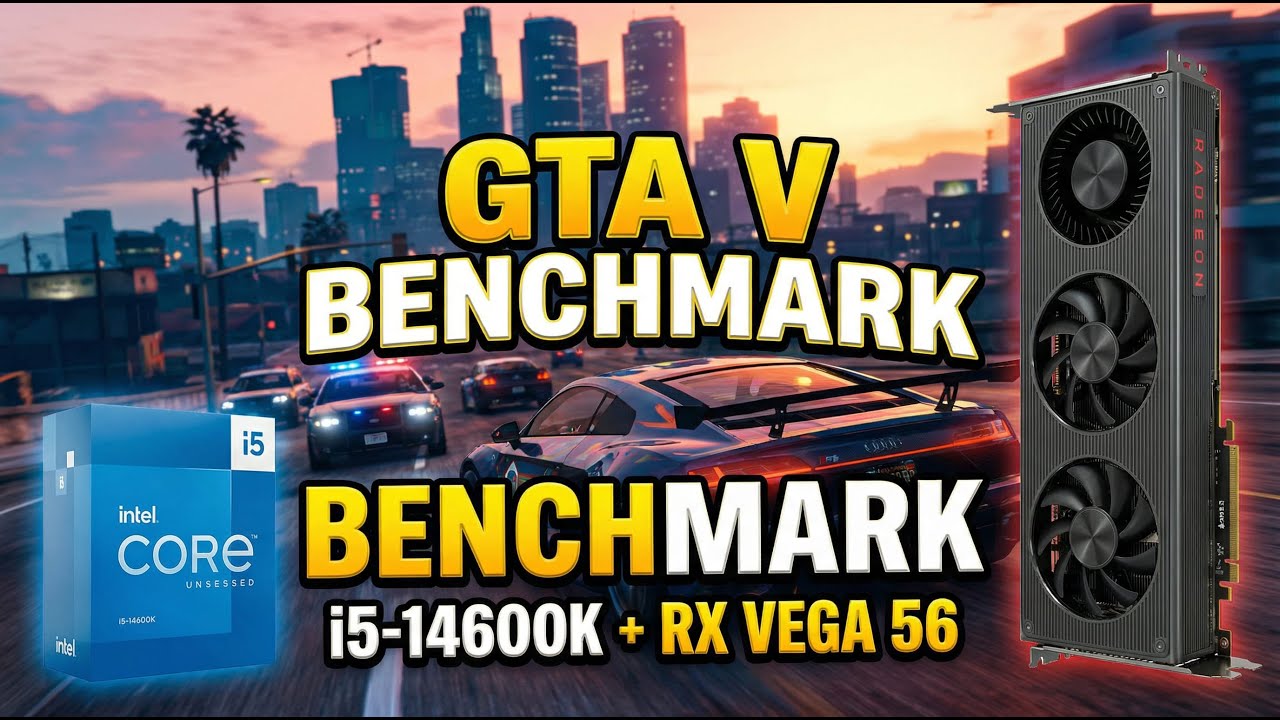 GTA V 1440p Benchmark — Vega 56 Still a BEAST?!
