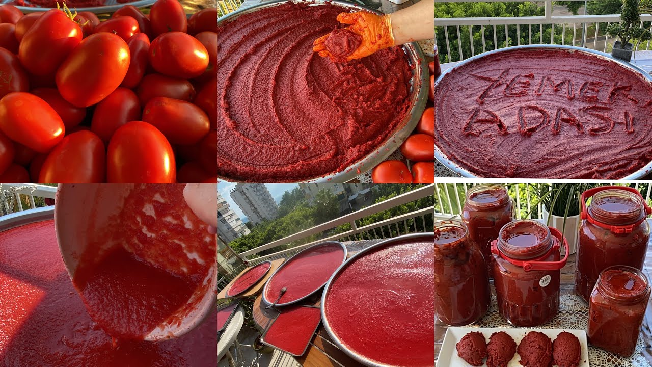 EN VERİMLİ SALÇA TARİFİ ÜÇ GÜNDE KOLAY YÖNTEMLE 14 KİLO SALÇA 🥫 ÇIKARDIM KÜFLENMEZ KEFLENMEZ