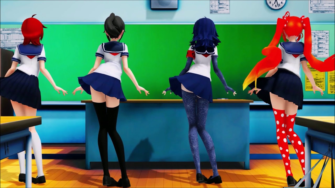 MMD Yandere Simulator Funny Collection