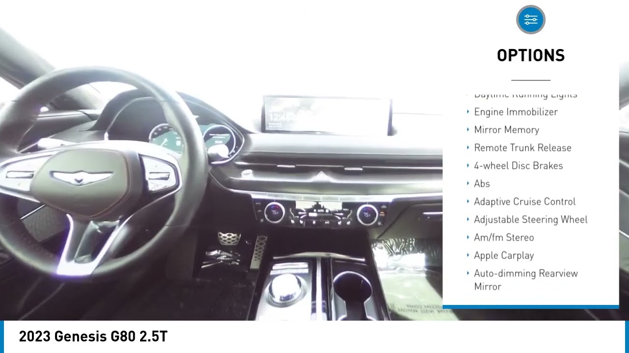 Used 2023 Genesis G80 for sale in Knoxville Tennessee 865-777-2222 CT061A