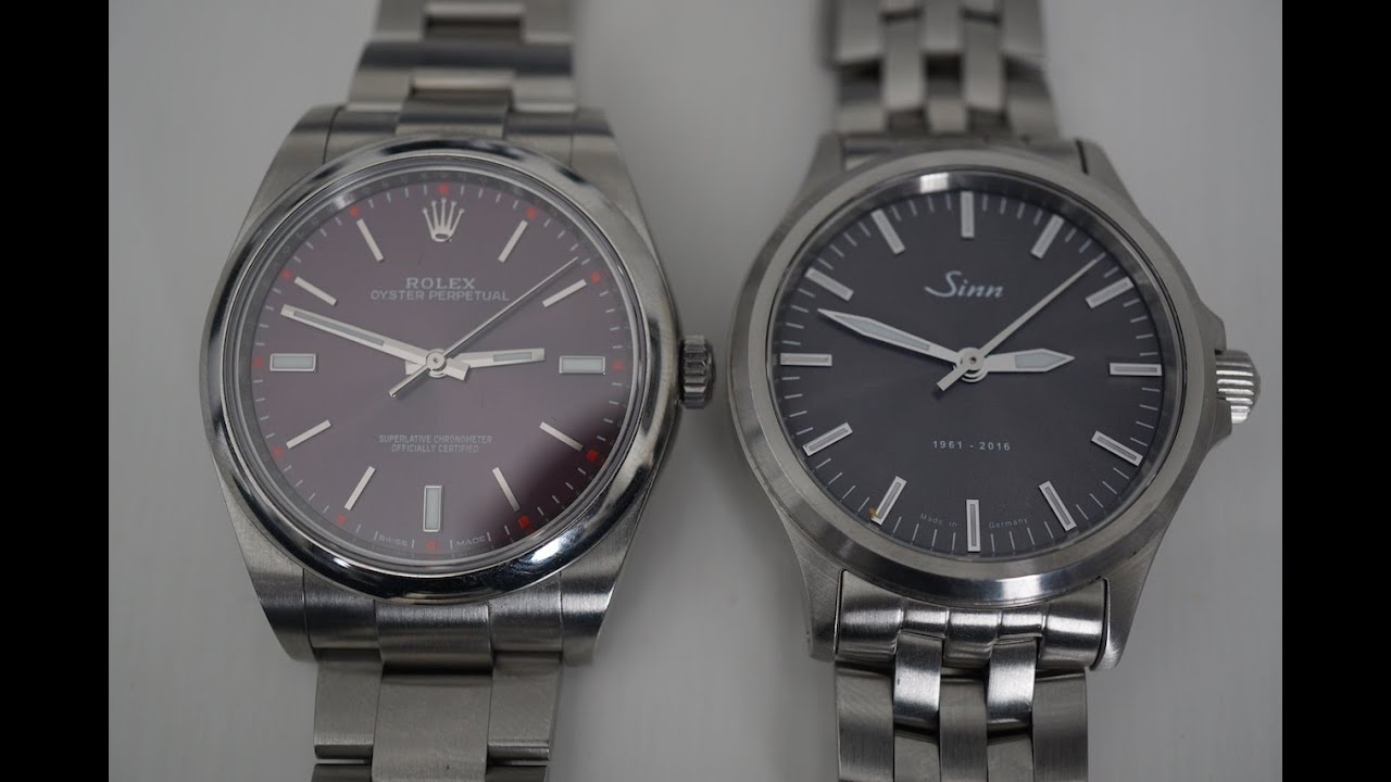Rolex OP39 Vs Sinn 556 Le