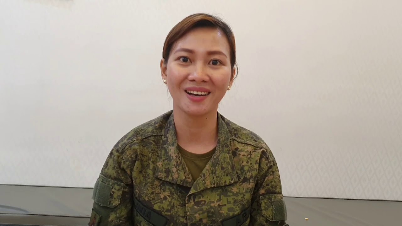 FEMALE ROTC CADET JOINS THE PHILIPPINE ARMY