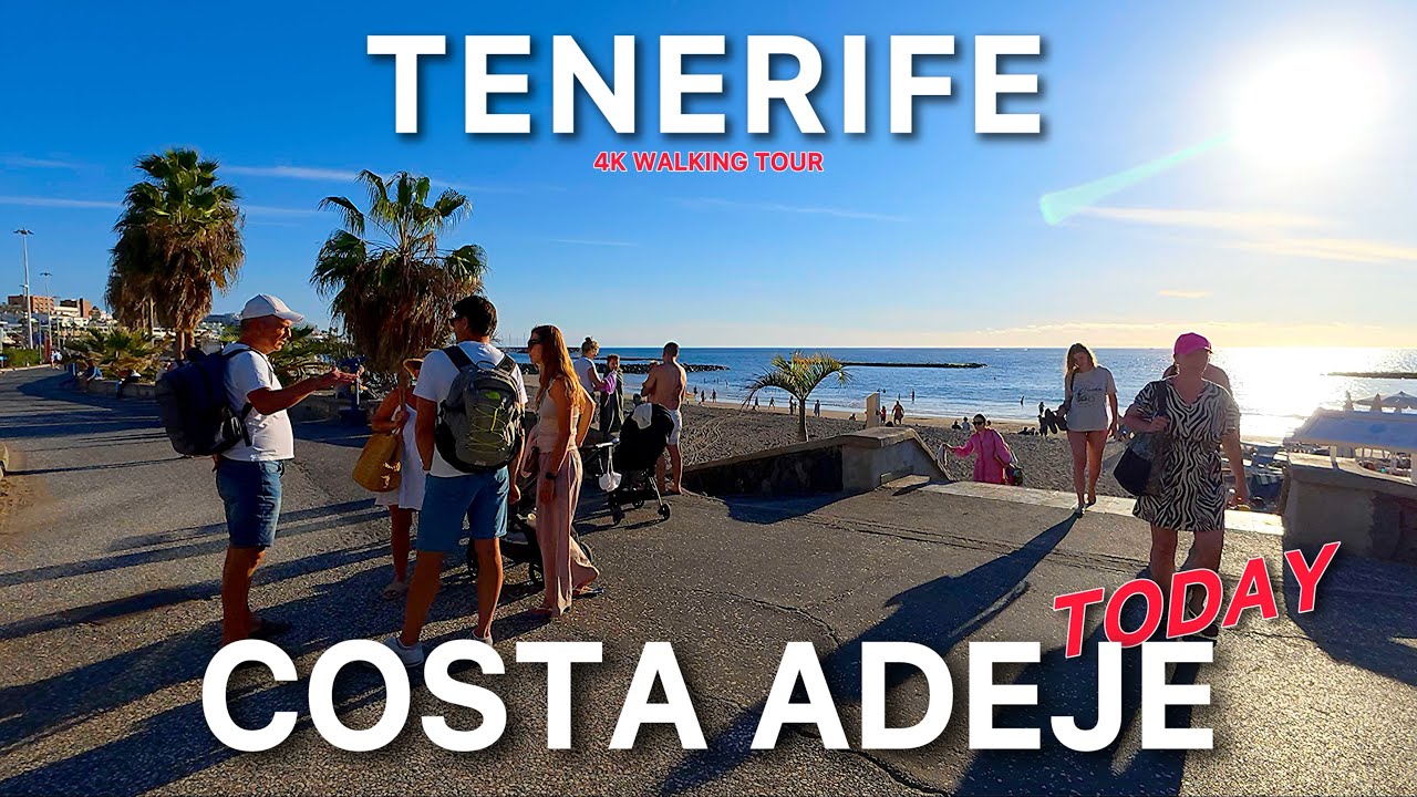 TENERIFE Today Costa Adeje 🇮🇨 Vibe & Weather | Walking Tour 4K
