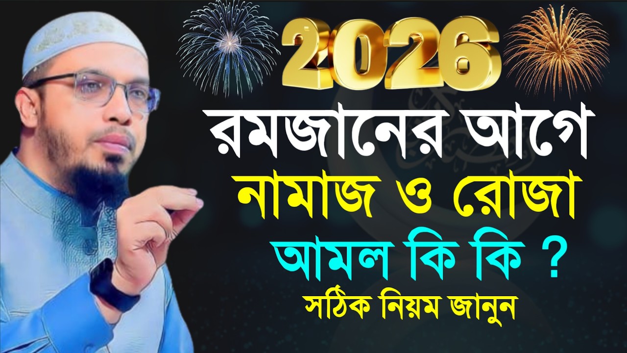 🔴২০২৬ রমজানের আগে নামাজ ও রোজার আমল কি কি জেনে নিন?শায়খ আহমাদুল্লাহ।Shaykh Ahmadullah.Feb 14uyruuodg
