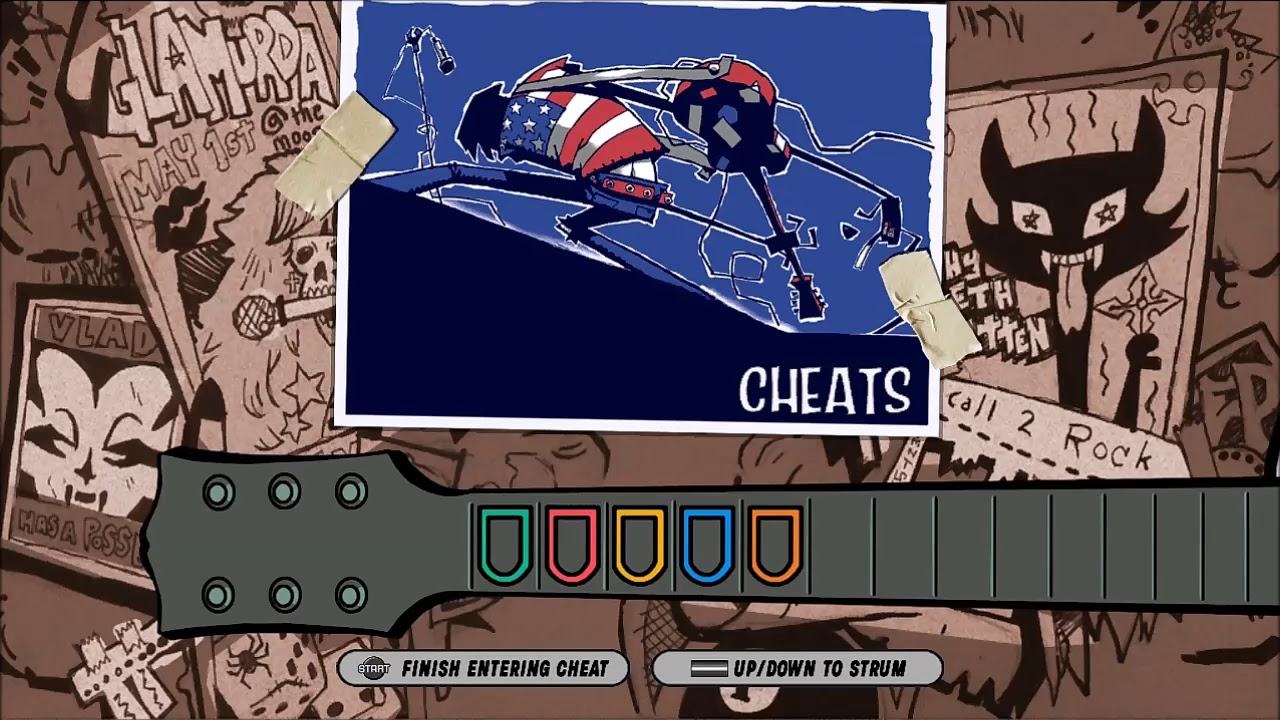 Все читы/коды для Guitar Hero 3