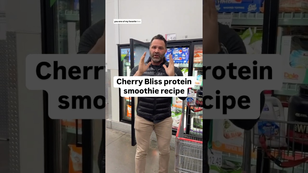 Cherry Bliss protein smoothie recipe