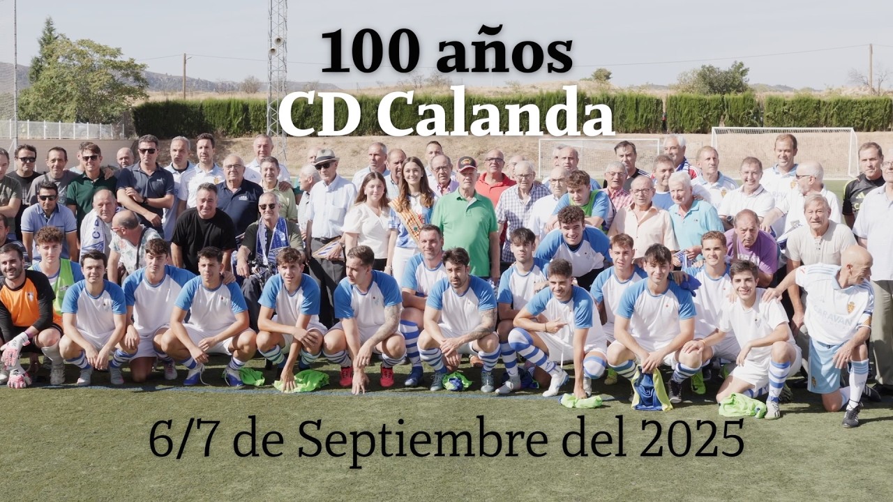 CELEBRACIONES 100 años CD Calanda | Bajo Aragón | Teruel #futbol #deportes