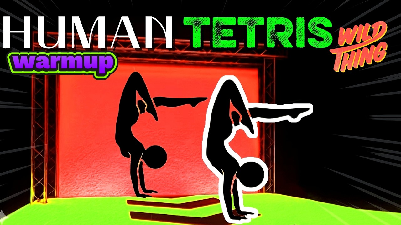 HUMAN TETRIS 4K IMMERSIVE INTERACTIVE WARM-UP | 1 PLAYER | HOLE IN THE WALL | CARDIO #humantetris