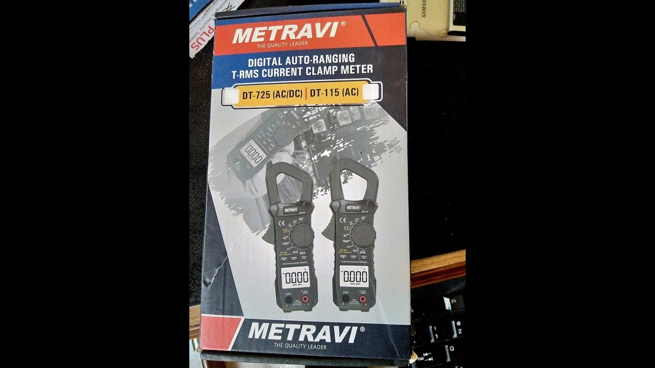metravi dt-115(AC) // digital auto ranging clamp meter // digital clamp meter// True RMS measurement