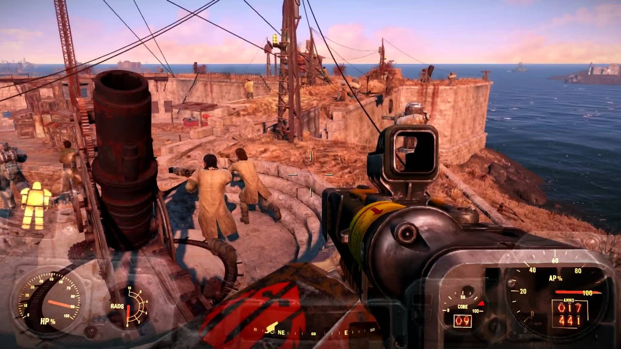 Fallout 4 Castle Defense (huge battle)