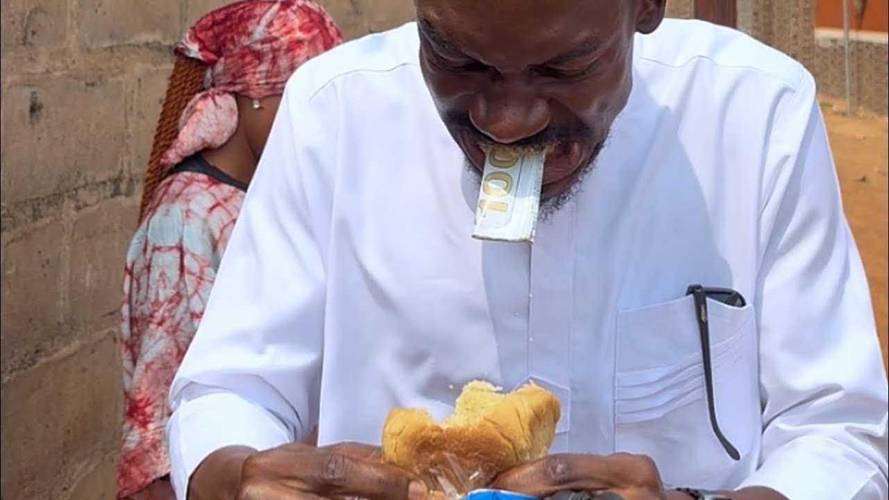 Dollar seen in a bread 