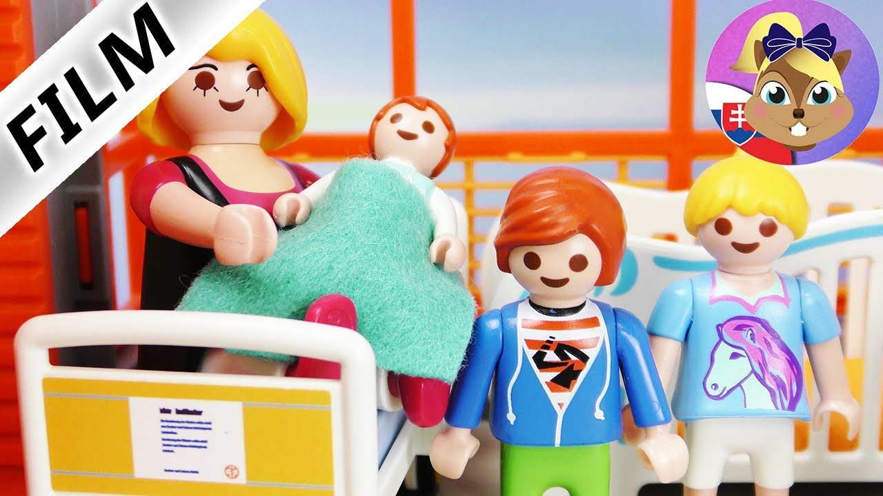 Playmobil po slovensky – EMKINE NARODENIE! MAMINKIN PRÍBEH NA DOBRÚ NOC! | Detský film | Vrabcovci