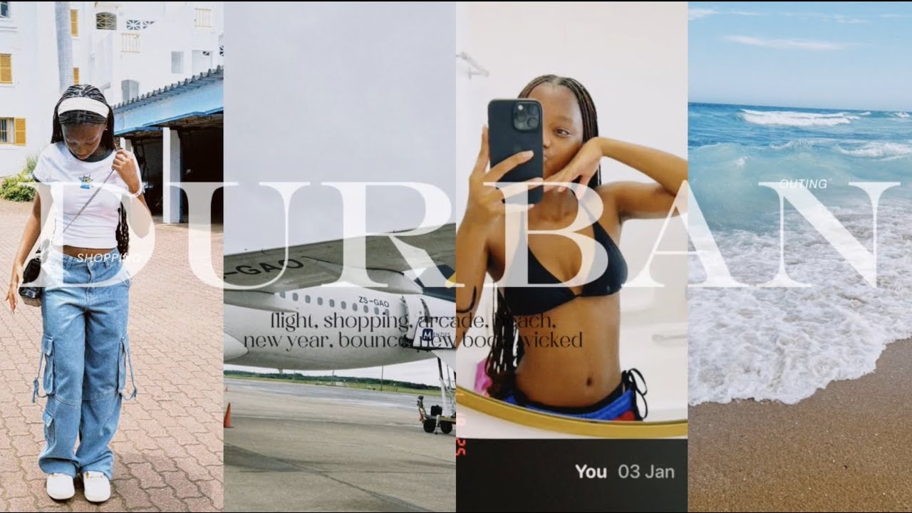 Durban Vacation Vlog://flight,shopping,arcade,beach,new year etc.//South African YouTuber
