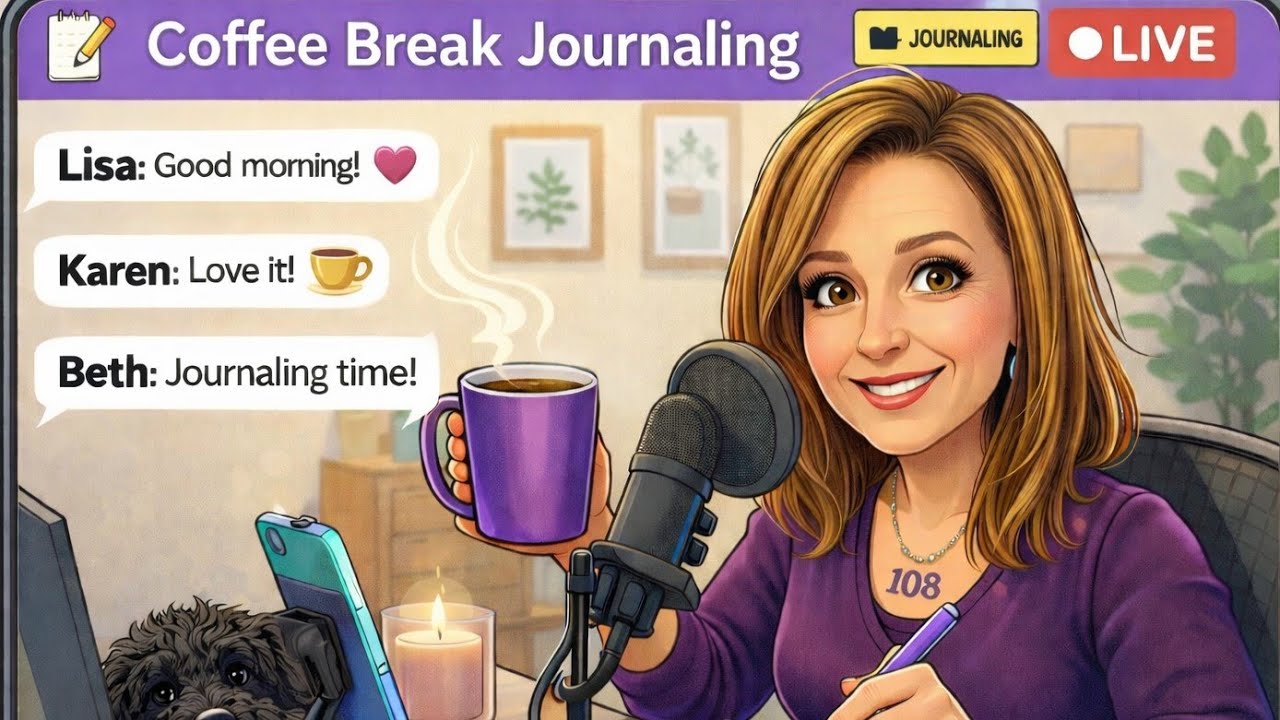 Coffee Break Journaling — Gratitude In Bloom - Insight Timer LIVE Recorded 1/15/26