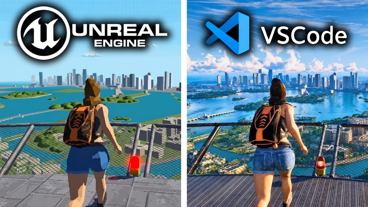 Claude создает GTA 6: Unreal Engine против написания с нуля