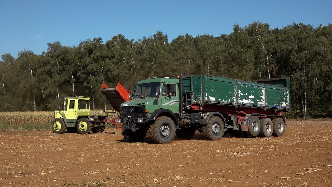 MB Trac en Unimog in actie pure sound