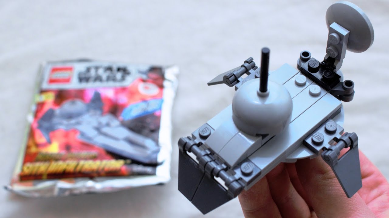 ALTERNATE BUILD LEGO Star Wars Darth Maul's Sith Infiltrator Foil Pack | Imperial Spy Shuttle