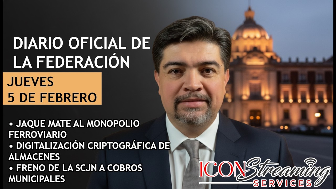 🚂 ¡GOLPE A FERROMEX! La CNA ordena ceder rutas y regular tarifas (DOF 05/02/26)